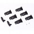Coats 89233409 Duckhead Hook and Tail Bootie Kit 8-Piece set showing 6 hook booties, 2 tail booties, and mounting screws
