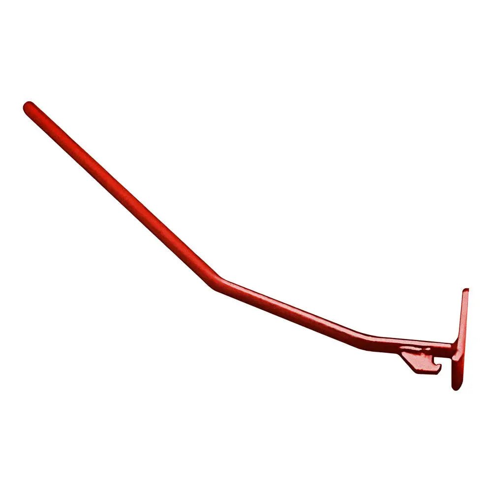 Coats 7109345 OEM Bead Starting Tool for HIT 5000/9000 Tire Changer, red metal bead starter side view