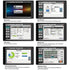 Mastercool Commander4000-E touch screen interface showing home, status, settings, tank fill, vacuum/leak test, and maintenance screens