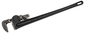 Titan Tools 21337 48 In. Heavy-Duty Straight Pipe Wrench with black enamel finish