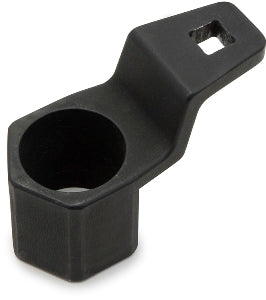 Titan Tools 51700 Honda/Acura Crankshaft Pulley Holder, black steel tool with socket cup and square drive hole