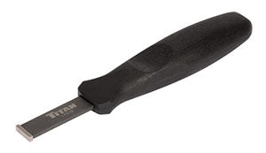Titan Tools 17010 5/8 In. Carbide Scraper with black handle and tungsten tip blade