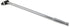 Titan Tools 12024 1/2 Inch Drive 24 Inch Ratcheting Breaker Bar, chrome-plated bar with swivel ratchet head