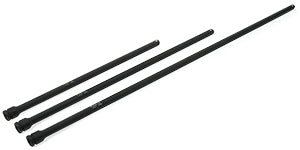 Titan Tools 42173 3-Piece 1/2in Drive XL Impact Extension Set - 18in, 24in, 36in Black Chrome-Moly Extensions