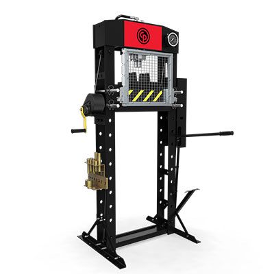 Chicago Pneumatic CP86301 30-Ton Workshop Press, right-angle 3D view