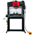 Chicago Pneumatic CP86751 75-Ton Pump-Driven Workshop Press with safety cage, front view