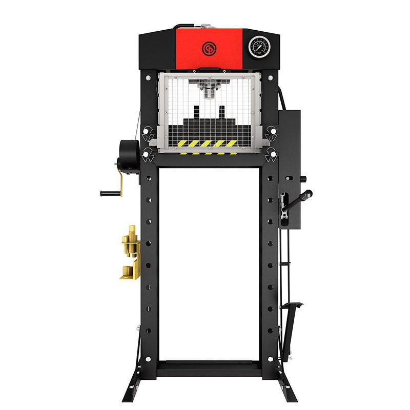 Chicago Pneumatic CP86301 30-Ton Air Pump Workshop Press, front view