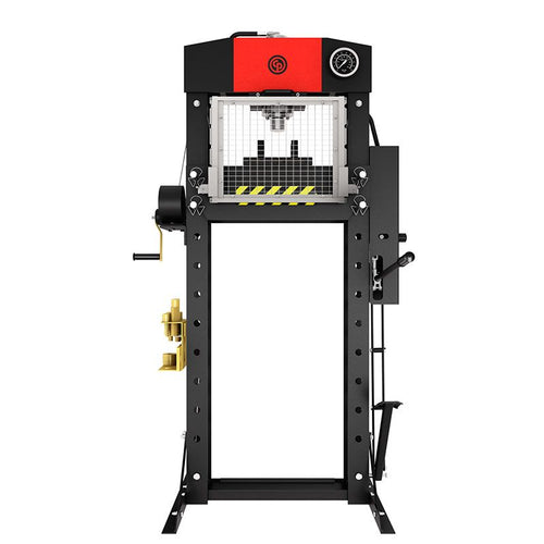 Chicago Pneumatic CP86301 30-Ton Air Pump Workshop Press, front view