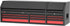 TOBEQ TCBT720923RDBK 72" 9-Drawer Top Chest in Red/Black