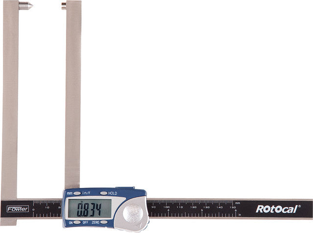 Jauge de rotor électronique Fowler High Precision 74-150-002-0 Rotocal avec profondeur de mâchoire étendue de 6 po