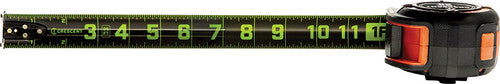 Crescent L1125NE Workhorse Nite Eye™ Double-Sided High Contrast 1-1/4 x 25 FT Tape Measure" - MPR Tools & Equipment