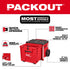 Milwaukee Tool 48-22-8420 PACKOUT Rolling Drawer Tool Box - Rear View
