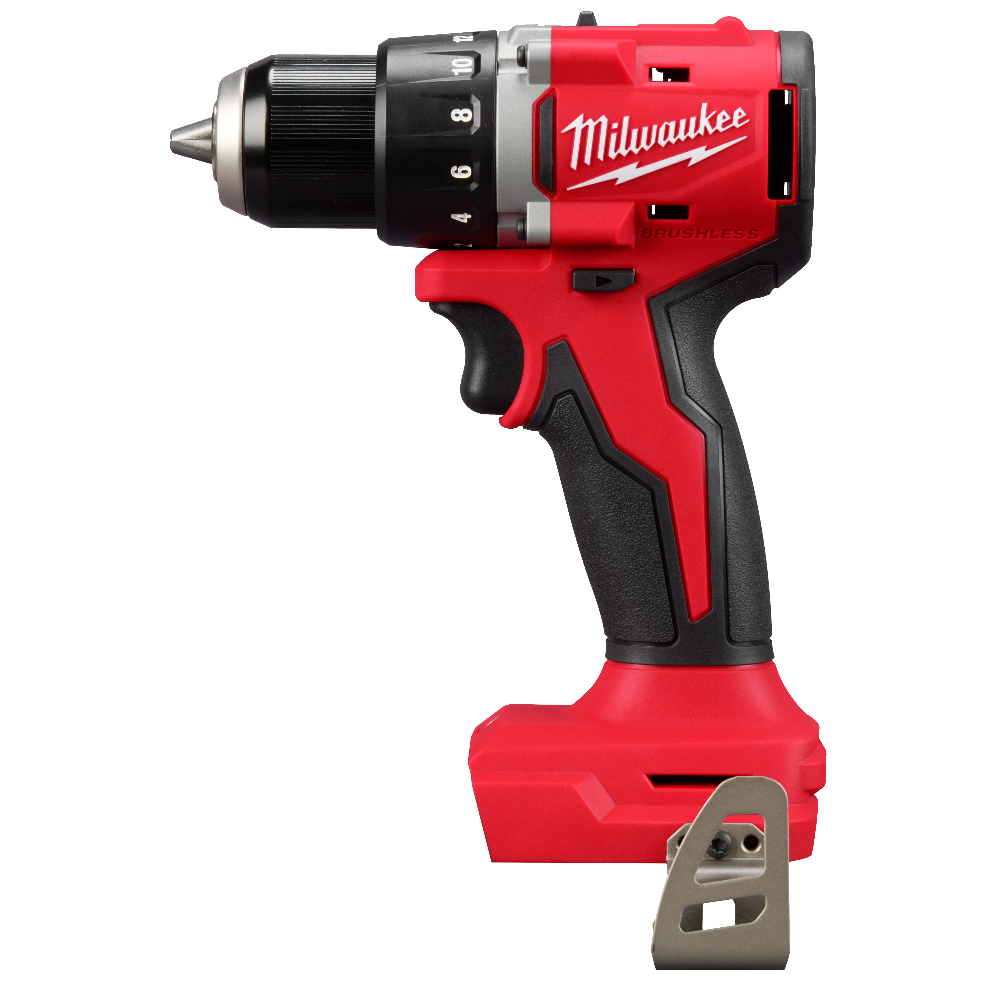 Milwaukee Tool 3601-20 M18 Compact Brushless 1/2 In Drill/Driver bare tool side view