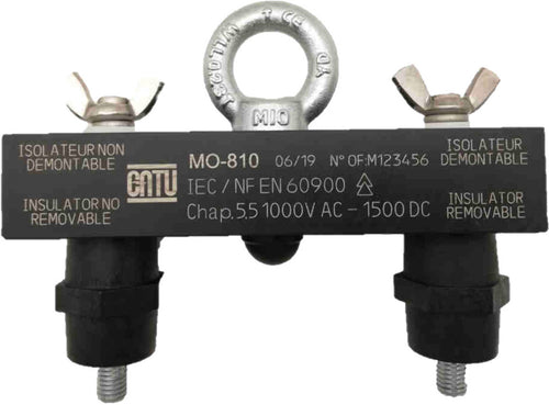 Dispositif isolant CATU MO-810 pour soulever la batterie, charge maximale : 230 kg, tension de fonctionnement maximale : 1 000 VAC/1 500 VDC