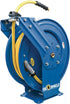 Blueshield OSRDA3850 OilShield Dual-Arm Rubber Air Hose Reel, 3/8 x 50'" - MPR Tools & Equipment