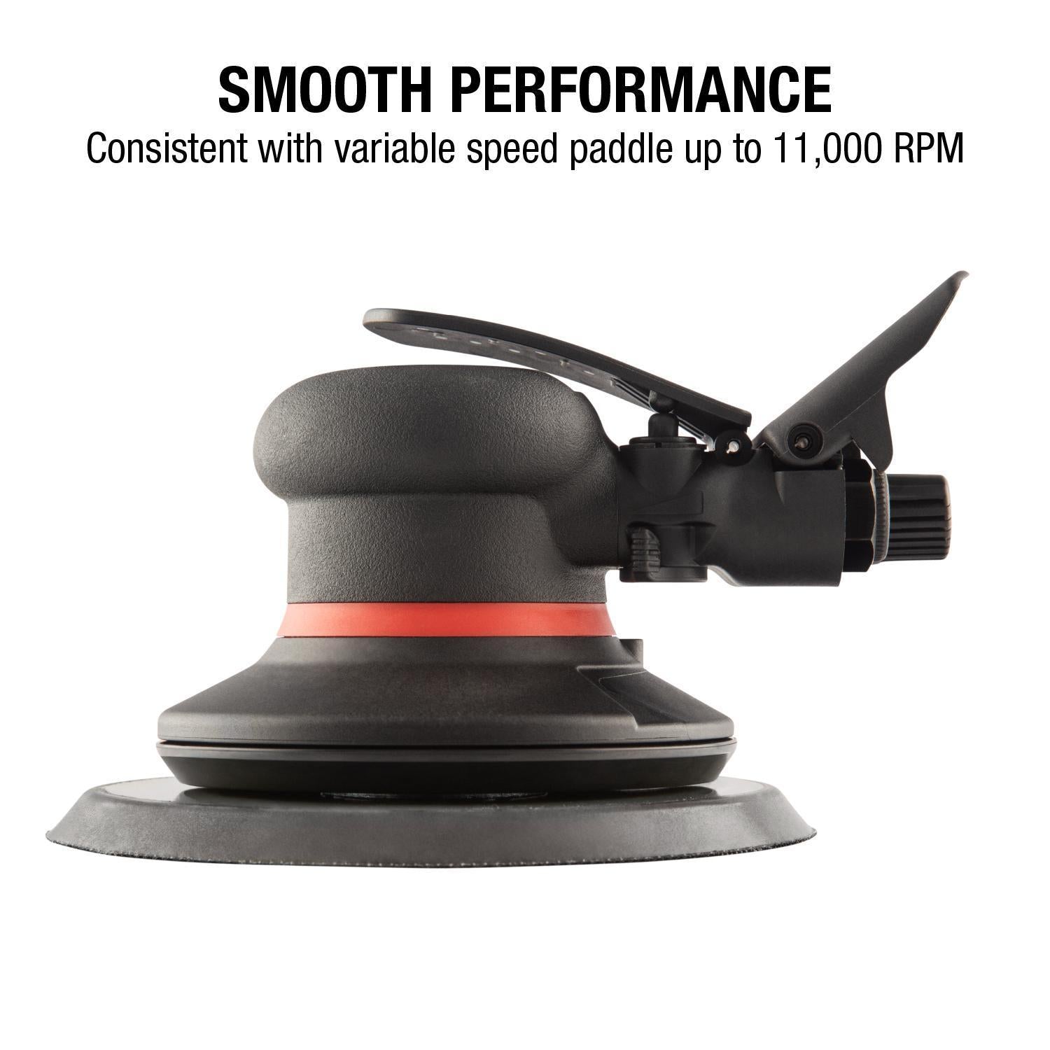 Sunex SXSN6P01 Orbital Palm Sander - Smooth Performance, variable speed up to 11,000 RPM
