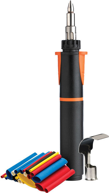 Portasol HSK-100 Pz50 - Professional 50W Butane Soldering Iron & Heat Shrink Tubing Kit - MPR Tools & Equipment