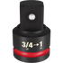 Milwaukee Tool 49-66-6729 SHOCKWAVE Impact Duty 3/4" to 1" Impact Drive Adapter