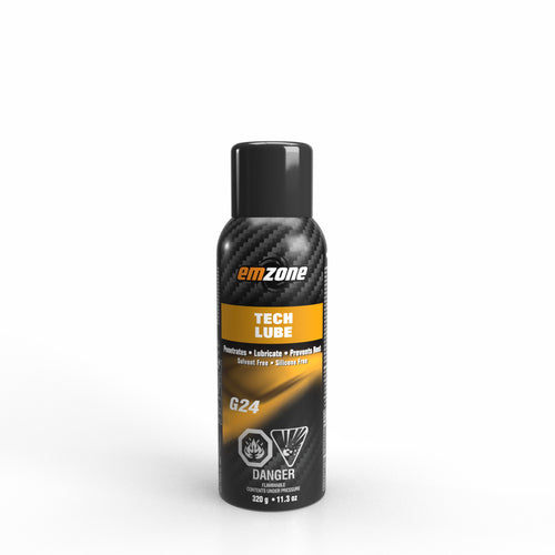 Emzone Tech Lube 45024 320g aerosol spray can, solvent free and silicone free lubricant with corrosion and rust inhibitors