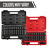 Sunex Tools 3329 29-piece impact socket set shown in both black and red hard case variants, colors may vary