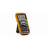 Fluke 17B+ Digital Multimeter angled view with kickstand showing 220.8V AC reading