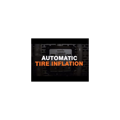 Martins Industries MIC-6HD-KIT automatic tire inflation system promotional image showing inflator LCD display