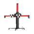 Autel IA700 ADAS calibration frame three-quarter view with robotic crossbar, HD positioning cameras, and checkerboard targets mounted