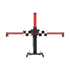 Autel IA700 ADAS calibration frame front view showing extended crossbar arms and calibration targets