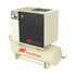 Ingersoll Rand UP6-7.5TAS-150 7.5HP 80 Gal Rotary Screw Air Compressor with integrated refrigerated dryer on horizontal tank