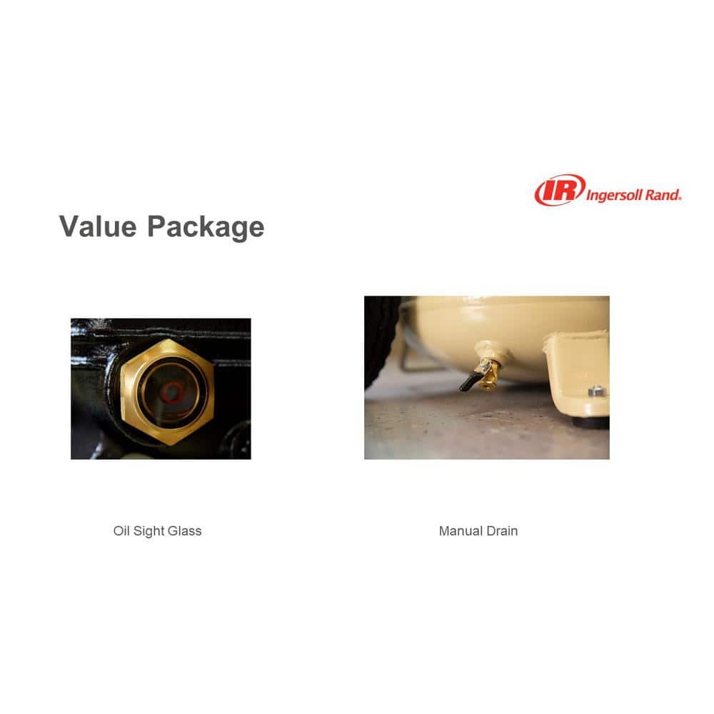Ingersoll Rand 2340L5-V 60 Gal 175 PSI Two-Stage Air Compressor
