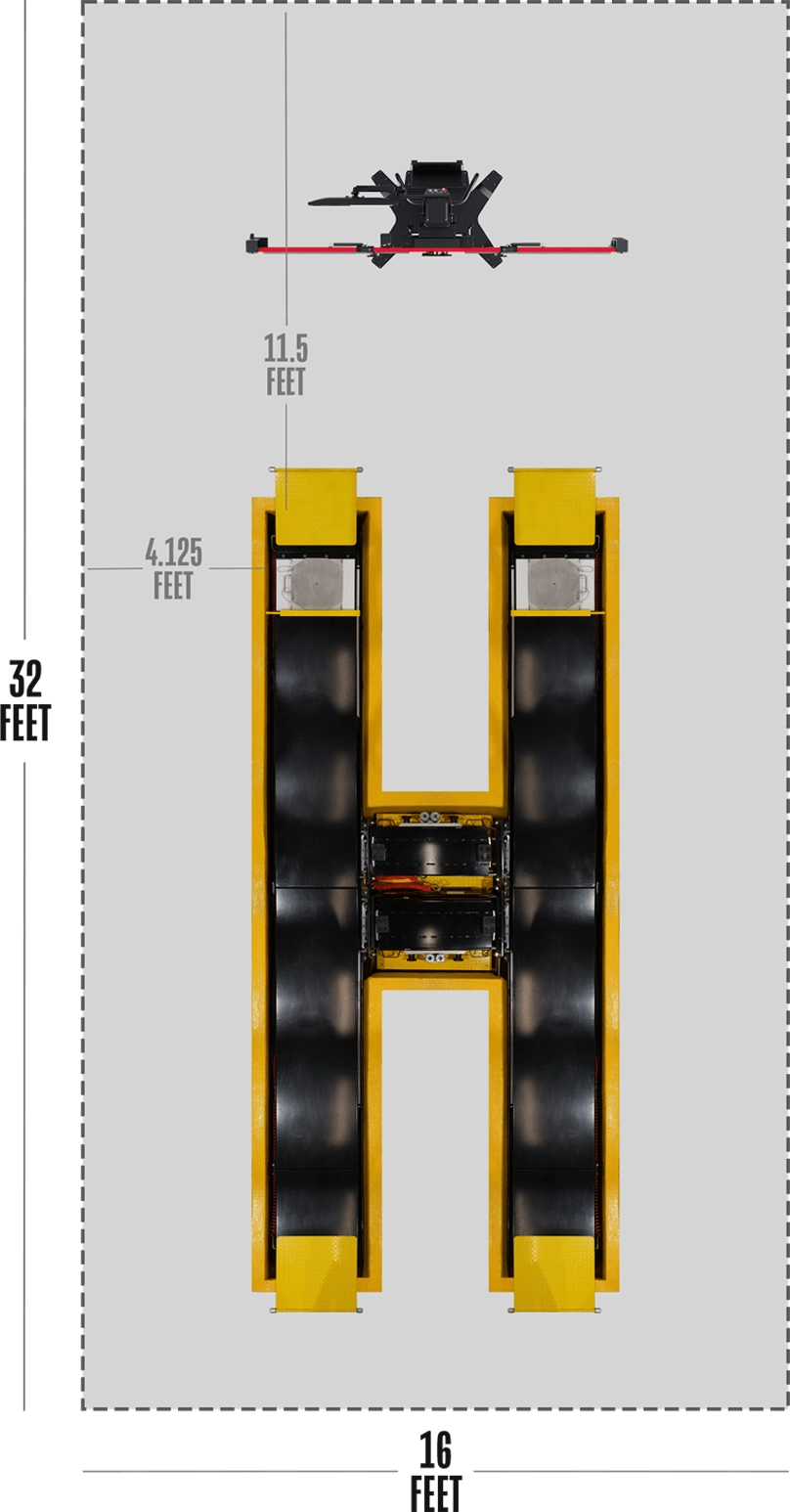 Autel AULS12ALOR1T ADAS Bay Max 12K Scissor Alignment Lift