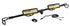 Alert Stamping LHR5200 2400 Lumen Rechargeable Hood Light with two detachable yellow and black LED bar lamps on expandable bracket, USB-C Y-cable and wall plug included