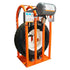 Martins Industries MIC-4-IPS Inflation Pit Stop 4-Bar Safety Cage - Orange steel all-in-one truck tire inflation cage with control panel, bead seater, and roller system