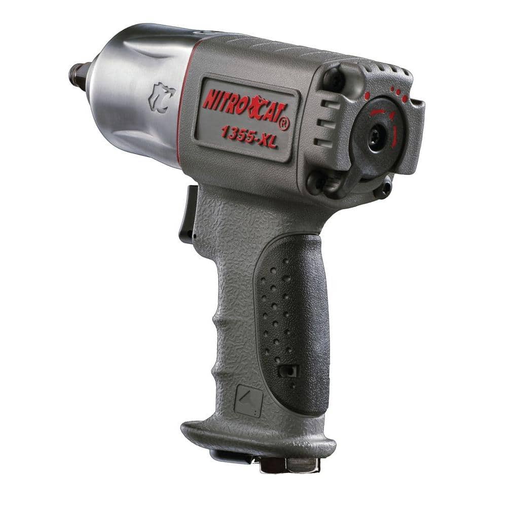 Aircat NITROCAT 1355-XL 3/8 Inch Twin Hammer Composite Air Impact Wrench