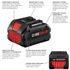 Bosch GBA18V80 18V CORE18V® Lithium-Ion 8 Ah High Power Battery