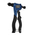 Astro Pneumatic 1443B Professional Hand Rivet Nut Setter, blue and black pistol-style, front view