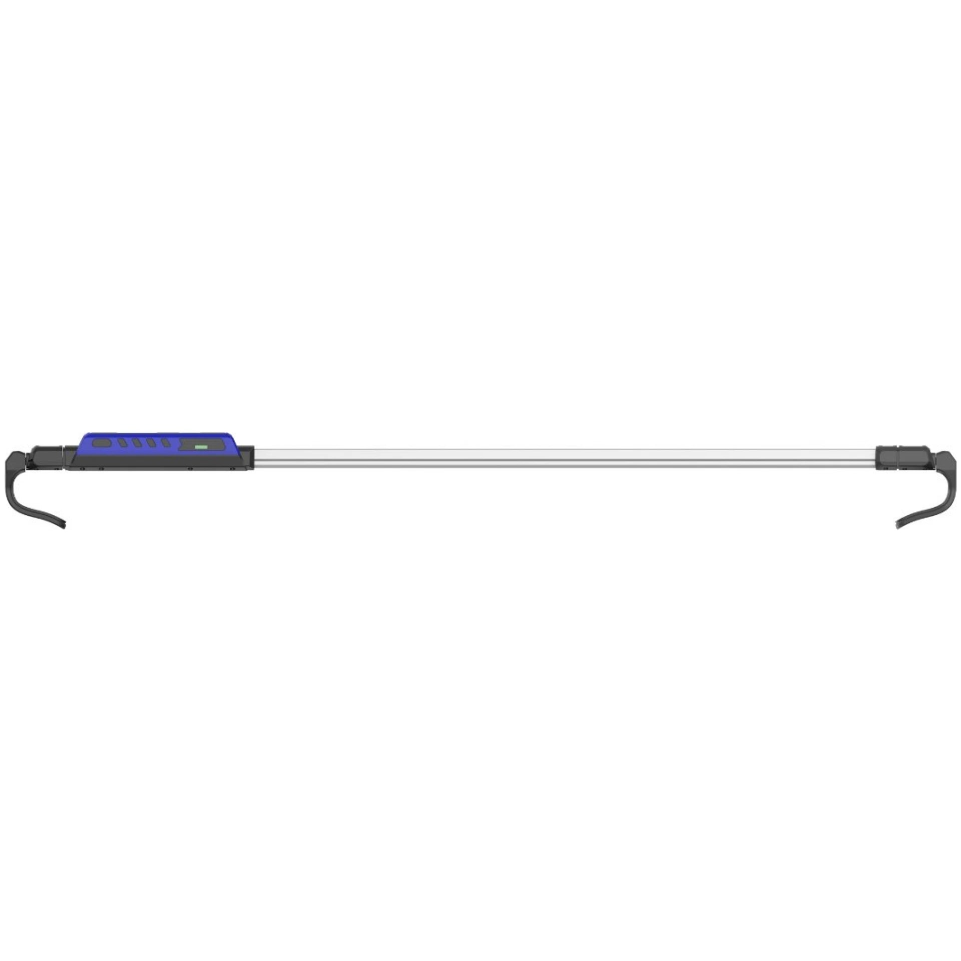 Astro Pneumatic 151SL 1510 Lumen underhood light fully extended front view with dual swivel hooks