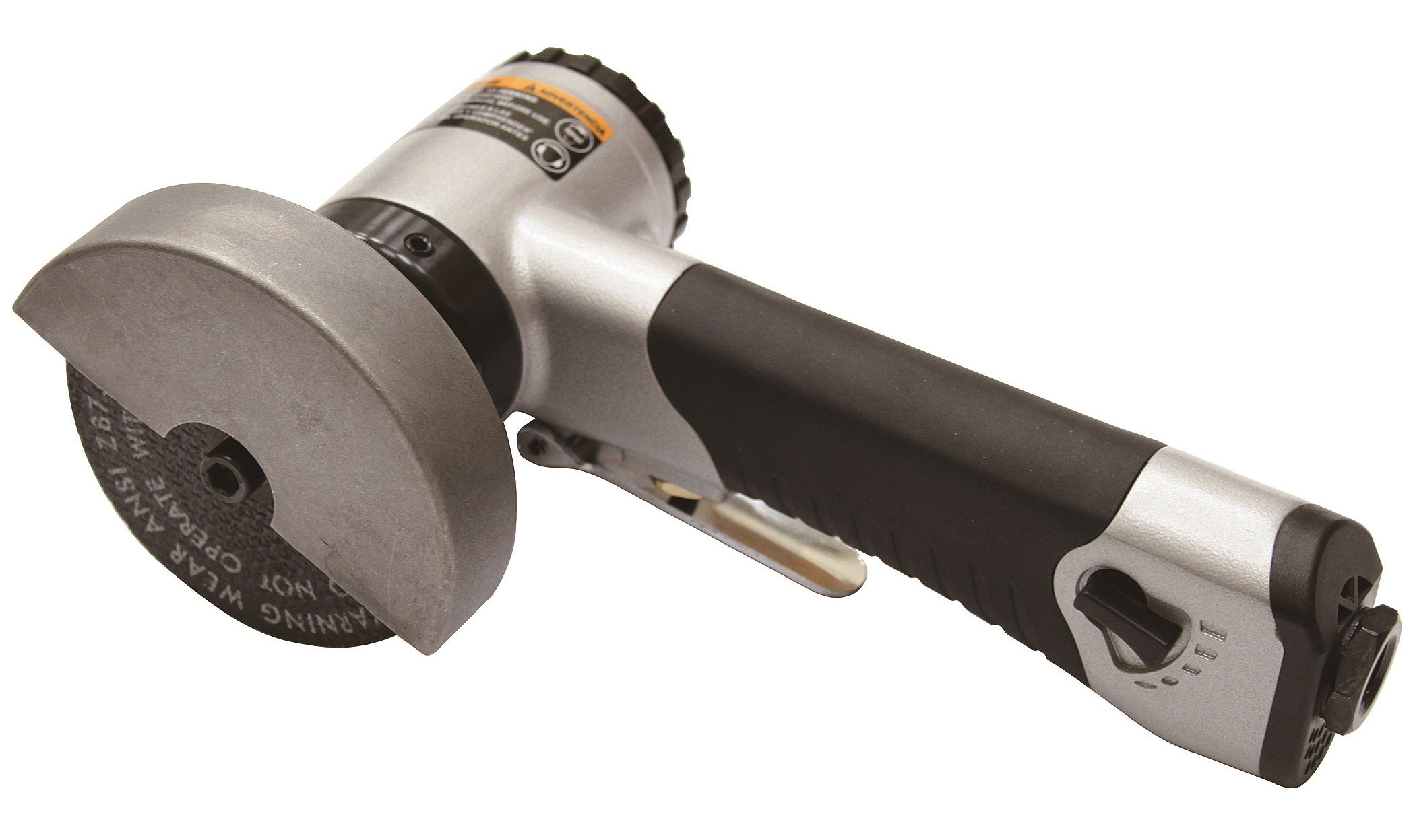 Astro Pneumatic AST-209 ONYX In-Line 3" Cut-Off Tool, angled view highlighting variable speed control and in-line design
