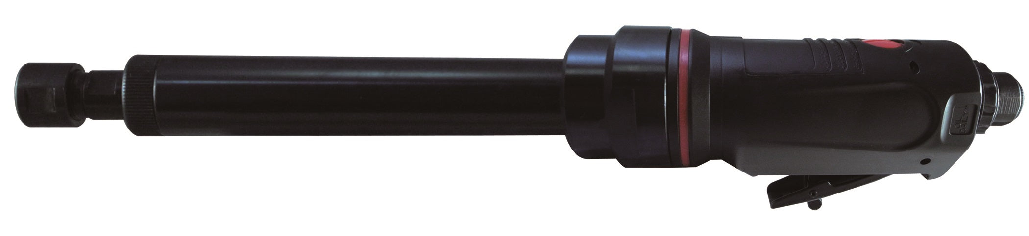 Astro Pneumatic 217 ONYX 13" Extended Shaft Die Grinder 1/4" Collet, angled side view