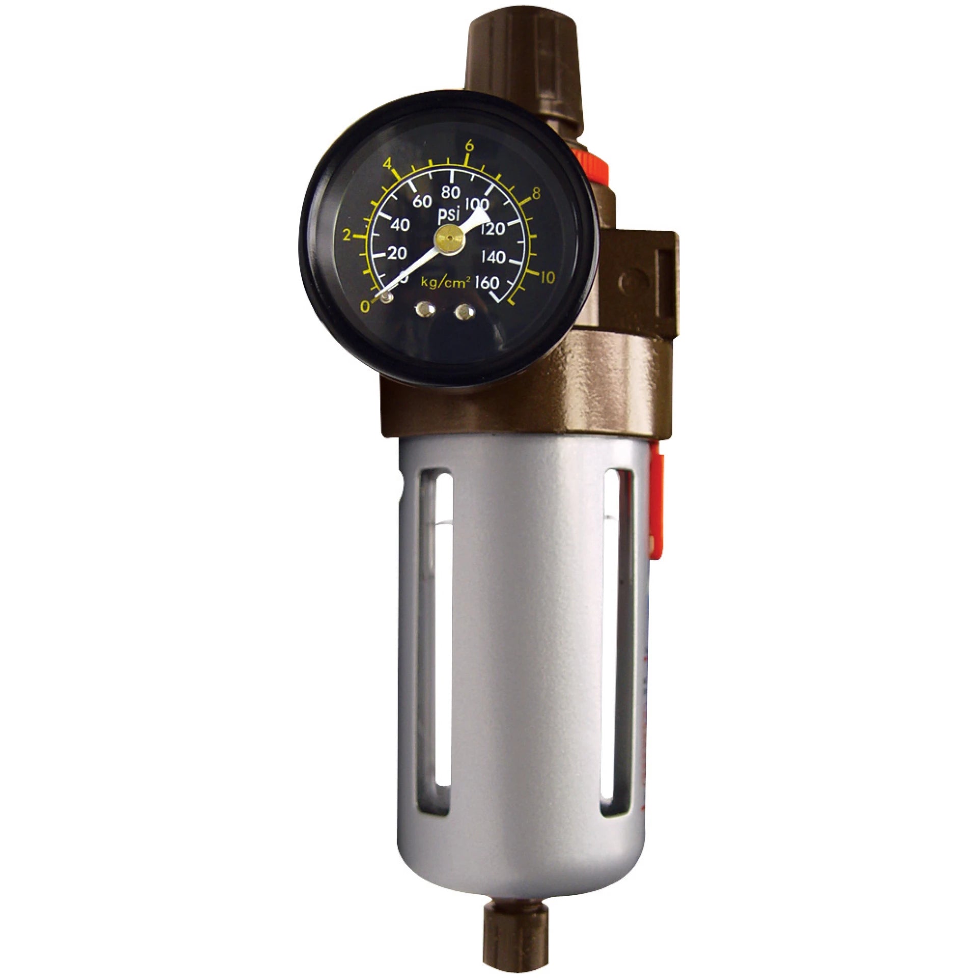 Astro Pneumatic 2615 3/8" Filter/Regulator with Gauge - front view on white background