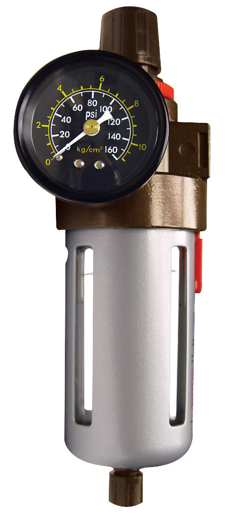 Astro Pneumatic 2615 3/8" Filter/Regulator with Gauge - alternate angle view