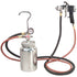 Astro Pneumatic 2PG8S 2 Quart Pressure Pot Spray Gun Set with 6ft Twin Hoses and 1.7mm Nozzle