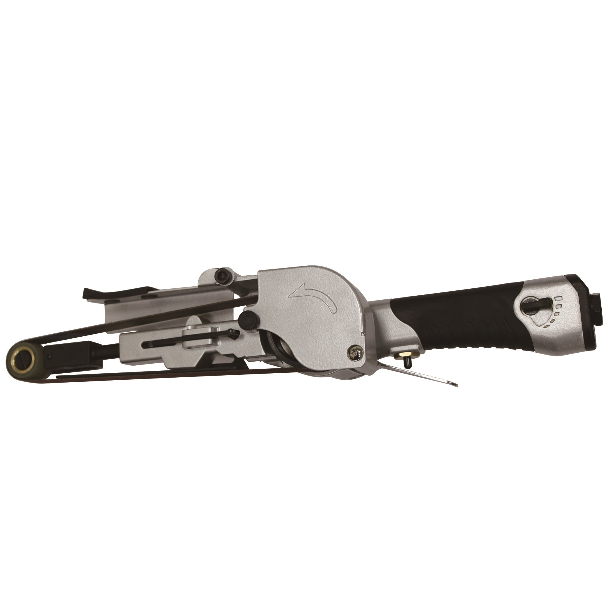 Astro Pneumatic 3035 Air Belt Sander 3/4" x 20.5" - Product Side View