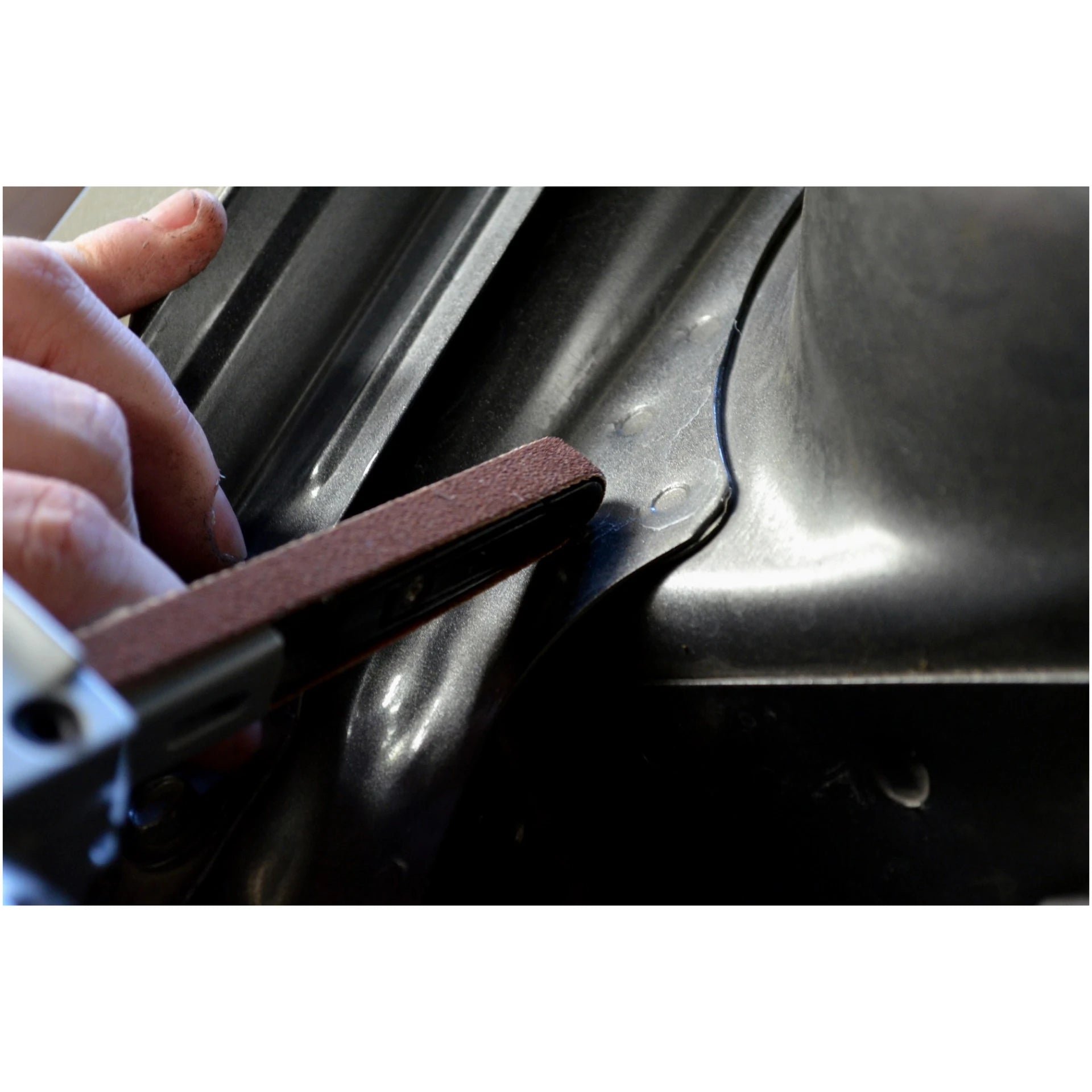 Astro Pneumatic AST-3036 Air Belt Sander sanding automotive sheet metal