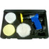 Astro Pneumatic 3055 3-Inch Mini Air Polishing Kit with polisher and pads in blow molded case