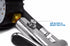Close-up of air bleed and reset button on Astro Pneumatic 3083 Tire Inflator