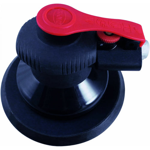 Astro Pneumatic AST-322 ONYX 6" Finishing Palm Sander with 6" PU Hook & Loop Backing Pad, 3/16" Stroke