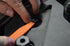 Astro Pneumatic 4524 orange plastic trim tool removing automotive interior fastener clip action shot
