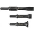 Astro Pneumatic 49803 3pc Chisel & Hammer Bit Set .498 Shank - all three pieces on white background