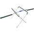Astro Pneumatic 557100 Fender Extender 80" mounted on portable work stand, full assembly angled view